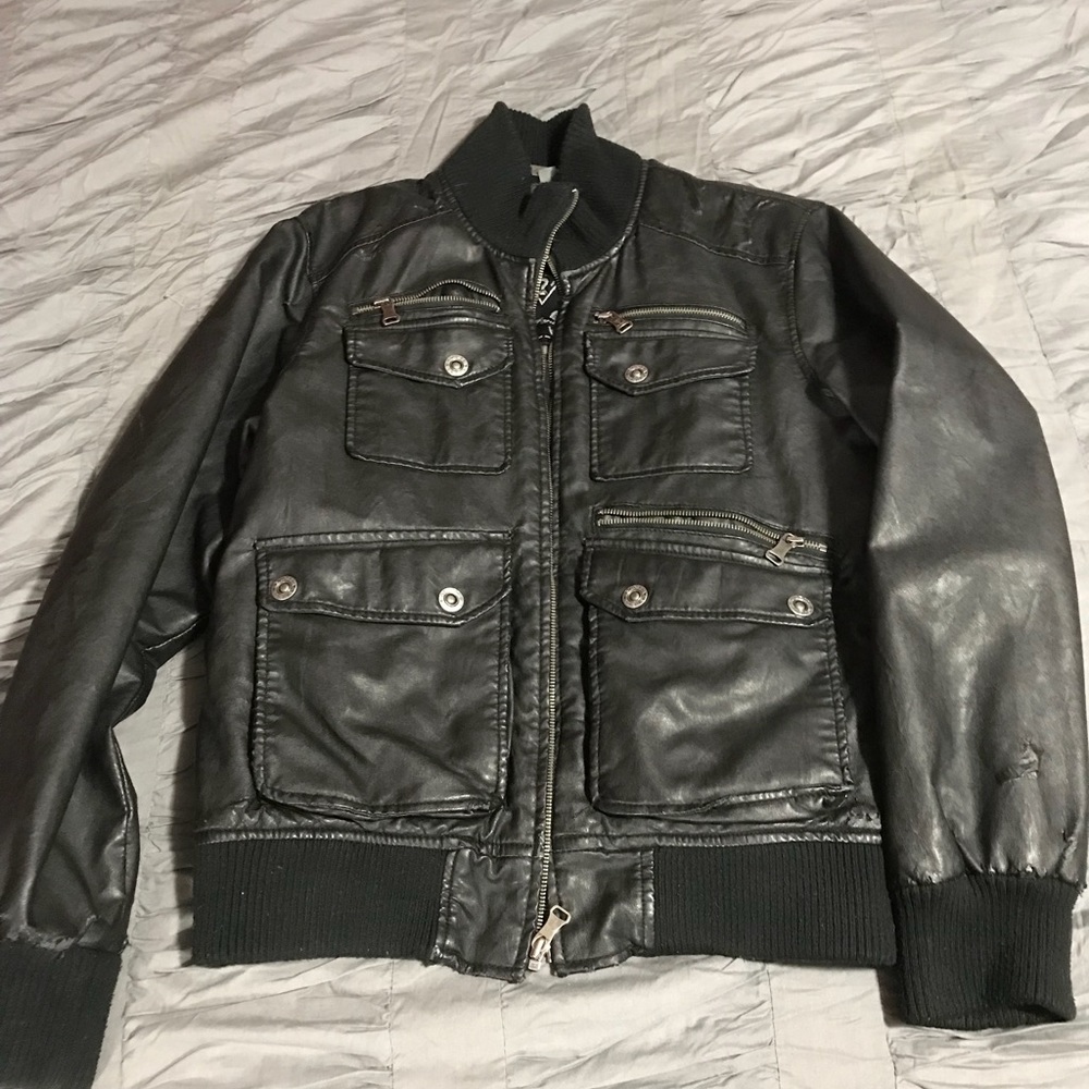 Guess leather jacket